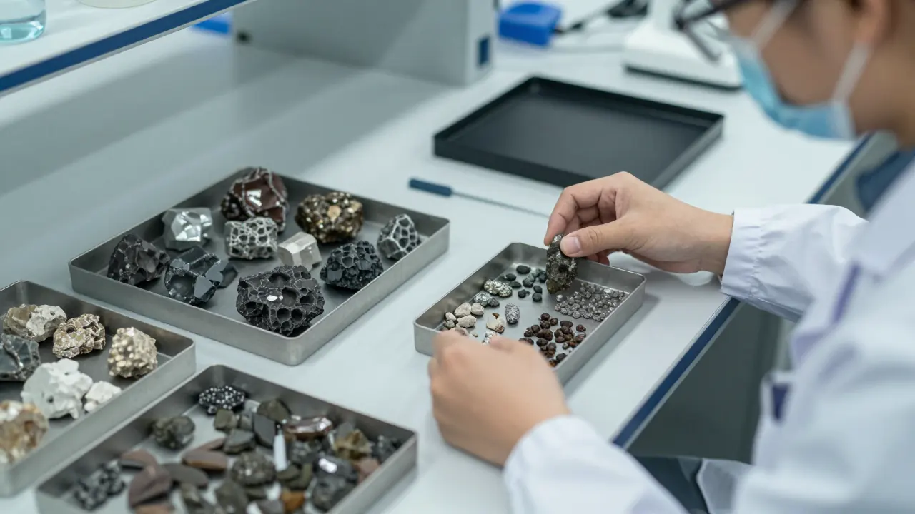 Quality Control in Fused Mineral Production