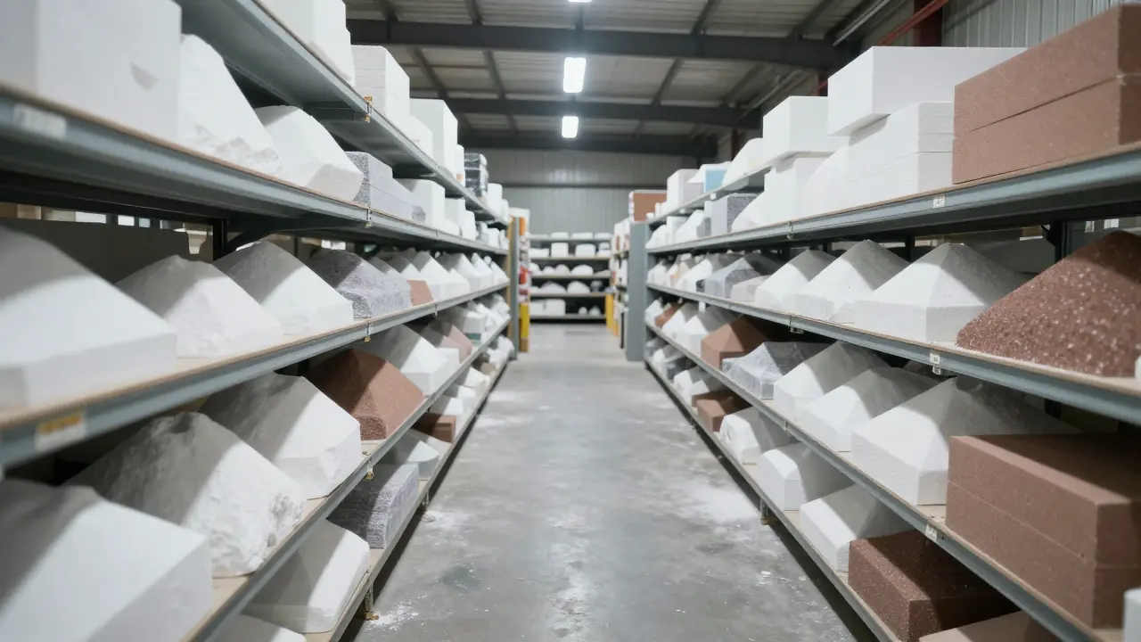 Industrial alumina warehouse